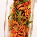 はるくん１'s cooksnap of when they made 人参とピーマンのごま油炒め.