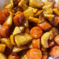 るっち0219's cooksnap of when they made 豚コマと里芋エリンギ★甘辛照り焼き.