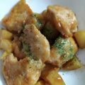 くーまんず's cooksnap of when they made 甘辛♡香ばしチキン&ふっくら崩しポテト.