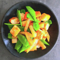 ひさかた's cooksnap of when they made スイカ内皮とカニカマ中華風.