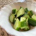あんみつ☆'s cooksnap of when they made 簡単速攻あと一品！居酒屋風塩ダレきゅうり.