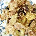 Pallotta's cooksnap of when they made 豚バラと茄子の味噌炒め.