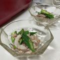 卯月のうさぎ２０１４'s cooksnap of when they made オクラと豚しゃぶの梅サラダ.
