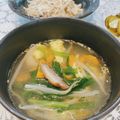 jack06's cooksnap of when they made 焼肉屋さん風　玉子スープ.