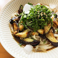 パキポ〜's cooksnap of when they made 冷凍うどんde簡単！茄子の冷やしうどん♪.