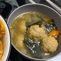 みおぴぴんく's cooksnap of when they made スープが美味しい！肉団子の中華風スープ.