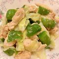 悠LOVE航's cooksnap of when they made 簡単！柔らか鶏むね肉の塩野菜炒め.