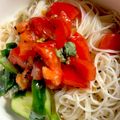 9ma9ma's cooksnap of when they made 超簡単 トマトそうめん.