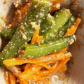 クック2ZH708☆'s cooksnap of when they made 人参といんげんのごま和え.
