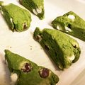 サボテンベリー★'s cooksnap of when they made 【簡単・おやつ】抹茶チョコスコーン.