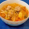 やよい・M's cooksnap of when they made 【アレンジ無限】キムチともやしのスープ.