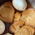 はぴらん's cooksnap of when they made 餅チーズ入り巾着の甘辛コチュジャン煮.