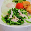へい♡ゆー♡'s cooksnap of when they made ほうれん草のベーコンソテー☆.