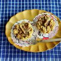 マルんちの丸顔's cooksnap of when they made バナナオートミールマフィン.