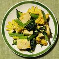 リペット's cooksnap of when they made 豆腐と小松菜と卵の炒め物.