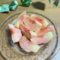 chi−ちゃん's cooksnap of when they made 簡単きれい！桃の切り方♪むき方♫.