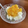 105♡'s cooksnap of when they made 氷ミルクのごろごろマンゴーかき氷.