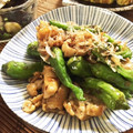 フジぽん's cooksnap of when they made 簡単♡ササミ&しし唐辛子の焼鳥のタレ炒め.