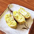 麻's cooksnap of when they made めかぶ入り卵焼き.