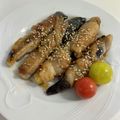 きたまき3's cooksnap of when they made なすの肉巻き。定番の甘辛味☆.