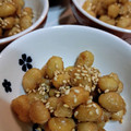 まなスケ's cooksnap of when they made 大豆の水煮で！やみつき甘辛揚げ.