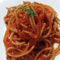 まぶたん's cooksnap of when they made レンジで簡単♡カニカマトマトソースパスタ.