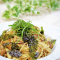 Satoco❋'s cooksnap of when they made ３種キノコの和風パスタ.