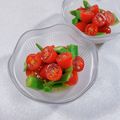 みぽぽ37's cooksnap of when they made 簡単‼オクラとミニトマトのマリネ.