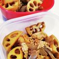 あまね's cooksnap of when they made 蓮根と蒟蒻のピリ辛コチュジャン煮.