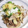 春音♪'s cooksnap of when they made まいたけと豚肉の炒め物　おろしポン酢添え.