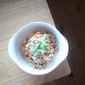 みるく茶's cooksnap of when they made キムチ納豆ーふ♡.