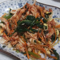 きらり流れ星's cooksnap of when they made キムチで☆ほうれん草と蒸し鶏の和え物.