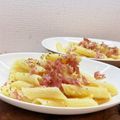 horseland's cooksnap of when they made 簡単、ベーコンとブラックペッパーのペンネ.