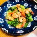 ねっちゃんっ's cooksnap of when they made えびとブロッコリーのさっと炒め.