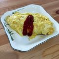 Phamvandon's cooksnap of when they made 子どもと作る♪5分で簡単オムライス✨.