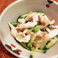 ｊｏｃｏｍｏｍｏｌａ's cooksnap of when they made 簡単☆きゅうりとササミの胡麻ドレ和え.