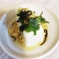くまstar's cooksnap of when they made 包丁要らず冷奴、温奴☆あげ玉しそ塩昆布　.