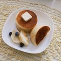 satomix568's cooksnap of when they made 100均セリアの型で♪厚焼きホットケーキ.