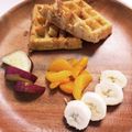 さとしんあい's cooksnap of when they made 糖質制限◆簡単おからアーモンドワッフル.