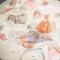 たてえり。's cooksnap of when they made スキムミルクで優しいカルシウムシチュー.