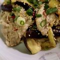 ハルママ‎ˊᵕˋ's cooksnap of when they made 【冷菜】茄子と冷しゃぶのピリ辛中華風.