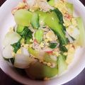 クックU84BAF☆'s cooksnap of when they made 時短 青梗菜カニカマ卵のあんかけ.