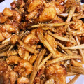 kaichun's cooksnap of when they made 鶏もも肉とごぼうの甘辛炒め♪.