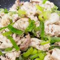 なーなちゃん's cooksnap of when they made 夏はこれ！豚バラのスタミナねぎ塩炒め.
