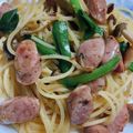 mimu_'s cooksnap of when they made 焼肉ザパンチでお手軽パスタ.