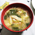 ひトみ's cooksnap of when they made ほうれん草と油揚げの味噌汁^^.