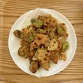 ぼくのごはん's cooksnap of when they made 大絶賛☆蓮根のマヨ唐揚げ.