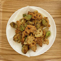 ぼくのごはん's cooksnap of when they made 大絶賛☆蓮根のマヨ唐揚げ.