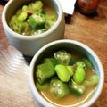 ばたみそーぱん☆'s cooksnap of when they made 冷やし茶碗蒸し（オクラあんかけ）.