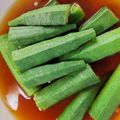Poochcook's cooksnap of when they made オクラのさっと煮.